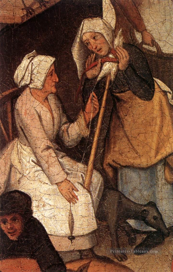 Proverbes 3 paysan genre Pieter Brueghel le Jeune Peintures à l'huile